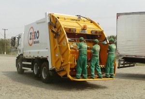 Zero Resíduos caminhão coleta