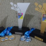 Troféus e medalhas da Bruna