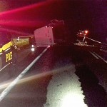 Acidente na BR 277 caminhão e Van_1