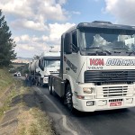 Caminhão quebrado na PR 151 em Palmeira causa congestionamento_4