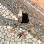 Local onde aconteceu o homicídio na Rua Vicente Machado 27_05_18