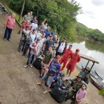 Ação de limpeza no Rio Iguaçu pelo Rotary Club de Palmeira e Iate Clube em comemoração ao Dia do Rio-foto divulgação (13)