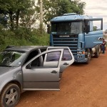 Caminhão que teria sido roubado em Palmeira é recuperado pela polícia_1_foto Polícia Civil
