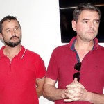 Provedor da Santa Casa Marcos Antonio Bondinhão  e Vagner Augusto Barausse