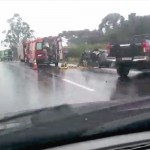 Acidente com 4 veículos na BR-277 em Palmeira deixa um morto e dois feridos graves_fotos reprodução_2_rede social WhatsApp