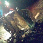 Acidente entre Sandero e Fiesta na BR-277 na Vaca Morta deixa dois motoristas gravemente feridos_4_foto Divulgação