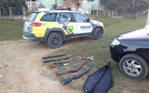 Seis armas de fogo são apreendidas em Vila Palmira em São João do Triunfo