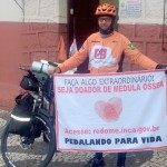 Soldado da Polícia Militar e ciclista realiza pedalada de Foz a Paranaguá em prol da doação de medula óssea_1_foto divulgação