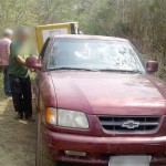 Camionete utilizada em furto de gerador de energia em Porto Amazonas (1)
