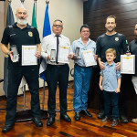 Policiais da 40ª DRP de Palmeira foram homenageados em Ponta Grossa pela 13ª Subdivisão Policial-1-Divulgação Polícia Civil
