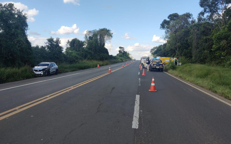 Acidente BR277 Palmeira Via Araucaria