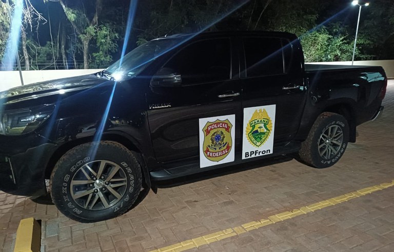 Veiculo recuperado PF