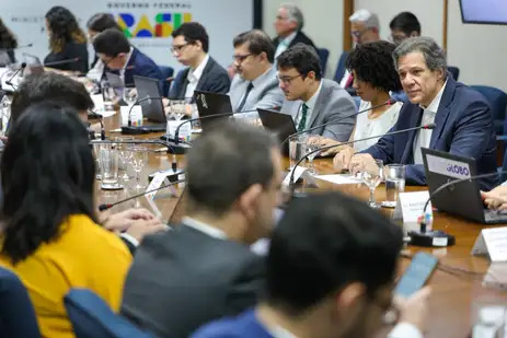 Ministro da Fazenda durante café da manhã com jornalistas - Fabio Rodrigues-Pozzebom Agência Brasil