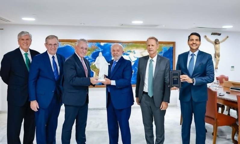 lula_e_mormons Ricardo Stuckert_PR